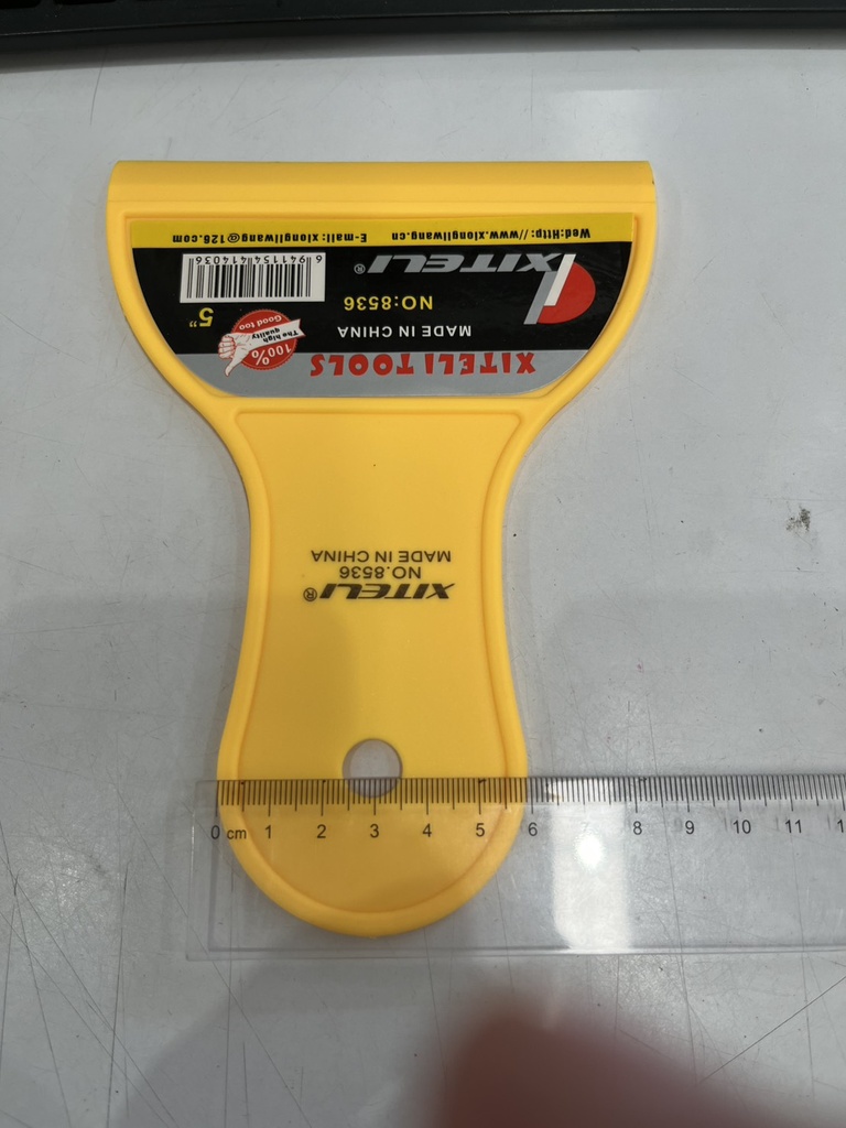 เกียงโป๊วสี พลาสติกหน้าปาดบาง 5" 5801-3 XITELI