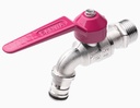 ก๊อกบอลแฟนซีสนาม 1/2" สีชมพู SANWA