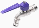 ก๊อกบอลแฟนซีสนาม 1/2" สีม่วง SANWA