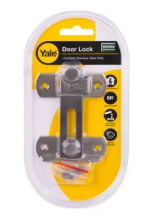 กลอนห้องน้ำ DL909SS 4" สแตนเลสด้าน YALE