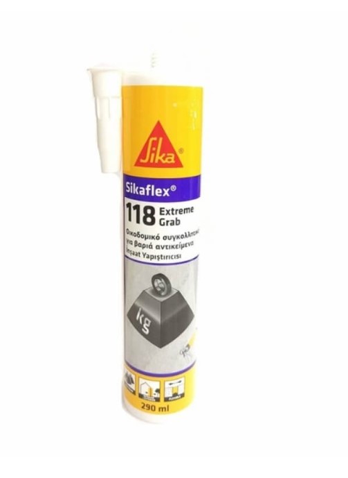 -กาวตะปู Sikaflex-118 Extreme Grab white 290ML Sika