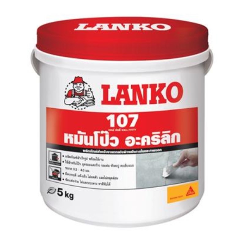 -WALL PUTTY 107 / Pl 5KG LANKO