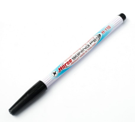 ปากกาเมจิ น้ำ H-110 สีดำ ตราม้า