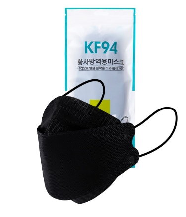 -หน้ากากอนามัย KF94 ดำ PK10