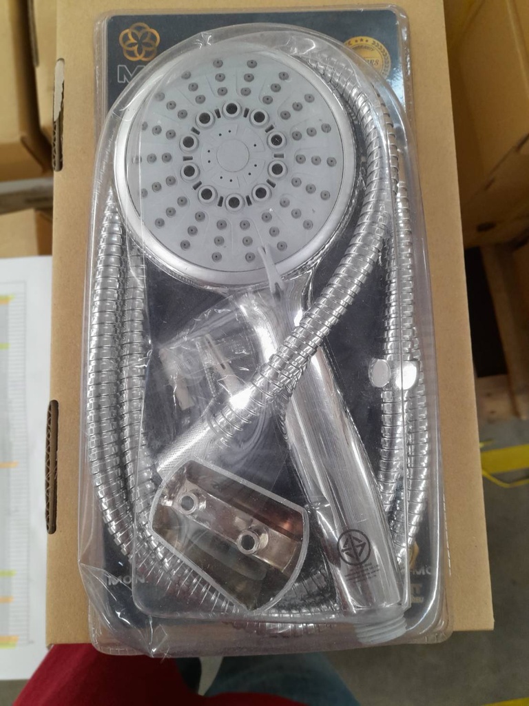 -ชุดฝักบัว โครเมี่ยม สายอ่อน SR330 MONARCH+