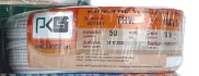 สายไฟเดี่ยว THW 1*1.5 50ม. PKS เทา