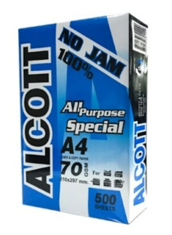 กระดาษ A4 70g ฟ้า Alcott
