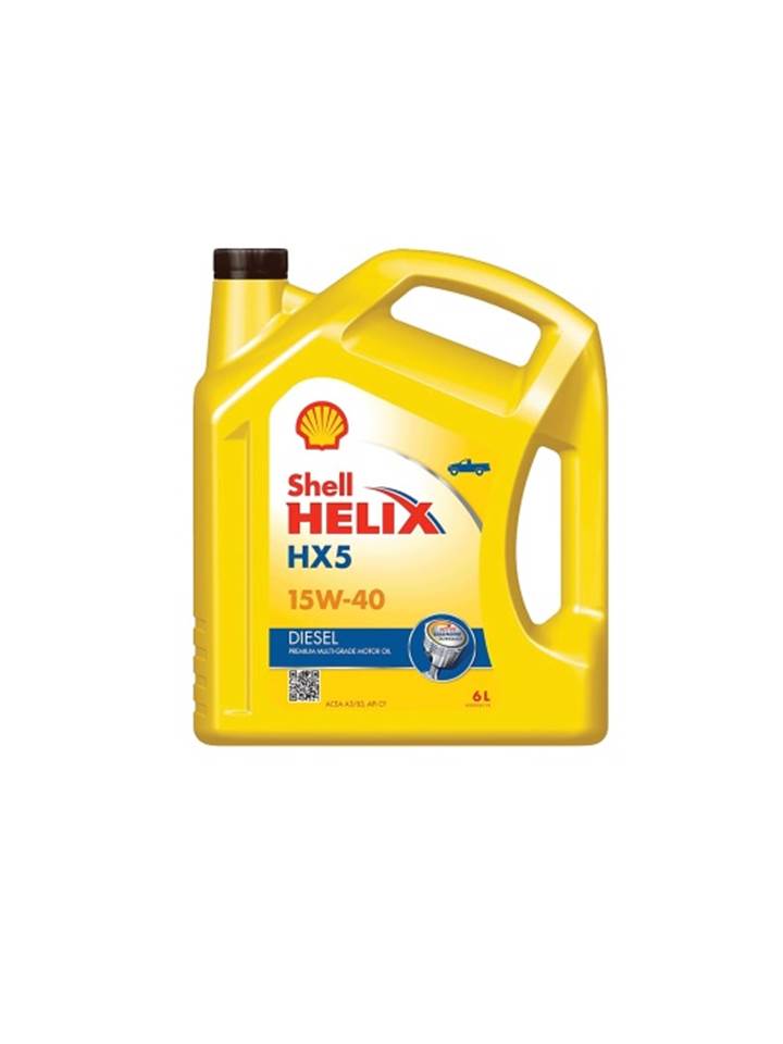 -น้ำมันเครื่อง HELIX 6L 15W40 HX5 SHELL
