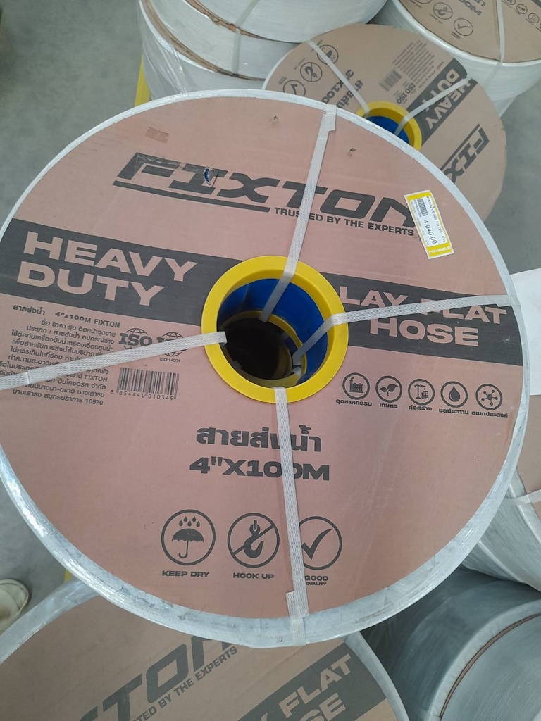 -สายส่งน้ำ 4*100M FIXTON+ ม้วน