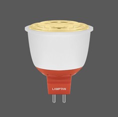 หลอดโพลีคาร์บอร์เนต LED MR16 DIMMABLE 7W 220V แสง WARMWHITE LAMPTAN