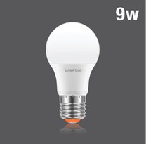 หลอดกลม LED BULB NEW GLOSS V.2 9W แสง DAYLIGHT 6500K LAMPTAN