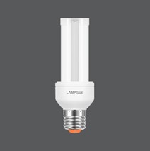 หลอดตะเกียบ LED COMPACT U-TYPE 9W แสง WARMWHITE LAMPTAN