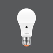 หลอดกลม LED BULB LIGHT SENSOR 7W แสง WARMWHITE LAMPTAN