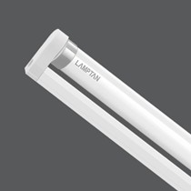 -ชุดราง T8 LED SETRONIC GLOSS V.2  18W แสง DAYLIGHT 6500K LAMPTAN