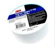 -เทปตีเส้นพื้น ขนาด 2" ยาว 33 เมตร รุ่น T76 สีขาว 3M