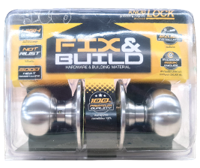 -ลูกบิดประตู หัวลูกจัน3691SS FIX&BUILD+