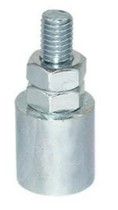 ล้อประคองเกลียวเหล็ก 1.1/2”(ชุบซิงค์)