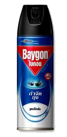 -สเปรย์ไร้สารแต่งกลิ่น กำจัด ยุง 600 มล. ฟ้า ไบกอน