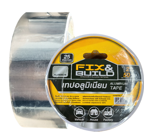เทปอลูมิเนียม 2"x9M FIX&BUILD+