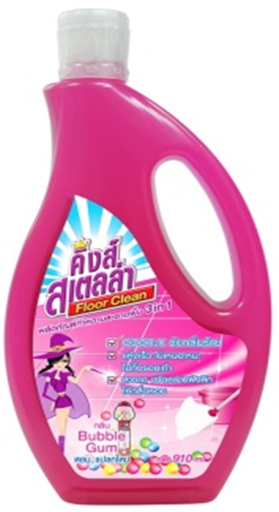 -น้ำยาถูพื้น 910 ml. กลิ่น Bubble Gum King's Stella