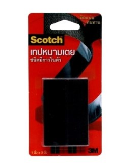 -เทปหนามเตย แบบอ่อน 1x3 16642 สีดำ 3M