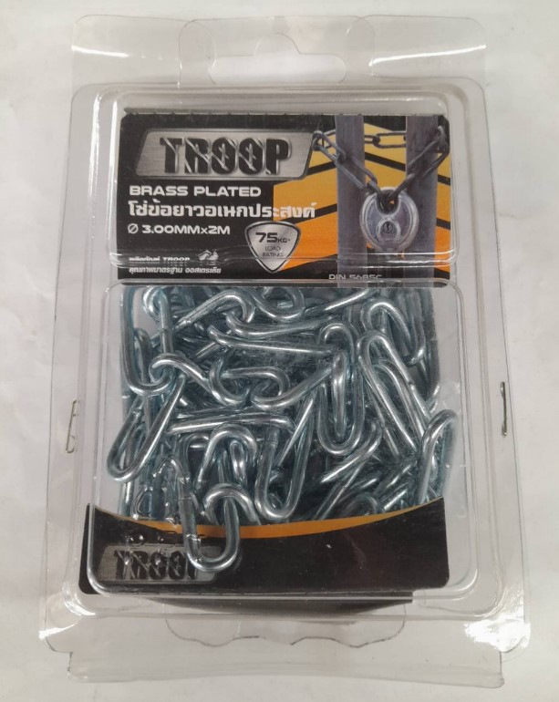 -โซ่ข้อZINC 3.0mm 2M TROOP+
