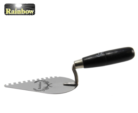 เกียงก่อสแตนเลส มีฟัน 6" RAINBOW