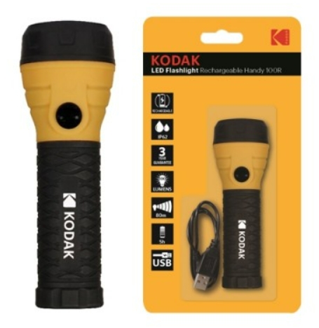 -ไฟฉาย แบตรีชาร์ต 30419476 100R KODAK+