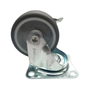 ล้อโพลี J11TJP038SB1 1.5" มีเบรคFIXTON+
