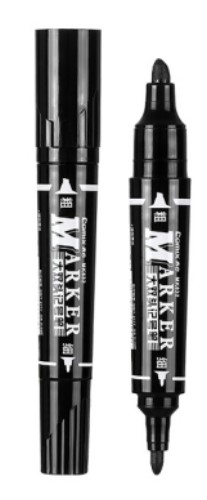 -ปากกามาร์คเกอร์ 2-6mm MK832 สีดำ COMIX+