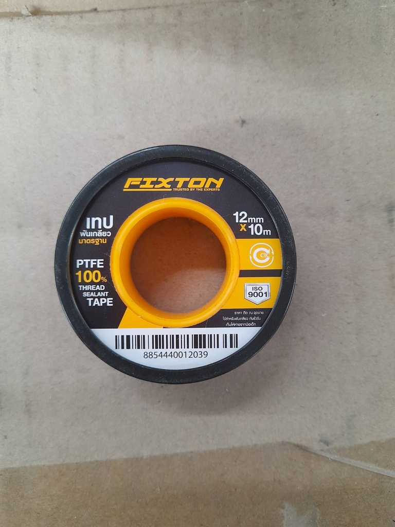 -เทปพันเกลียว 12mm x 10m ทั่วไป FIXTON+