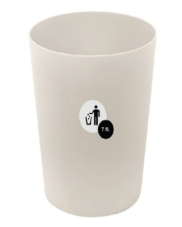 -ถังผงกลม 7.5L No.1141 สีเบจ JCJ