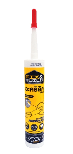 ซิลิโคน อะคริลิก A30 ขาว FIX&BUILD+
