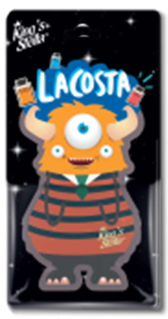 -แผ่นหอมปรับอากาศ ลิตเติ้ล มอนสเตอร์ 13g. กลิ่น Lacosta King's Stella