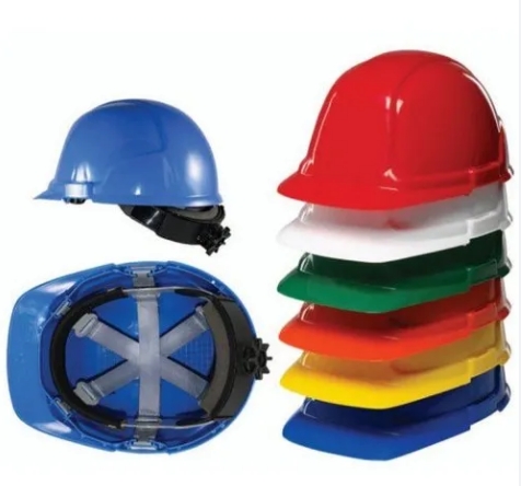 หมวกนิรภัย HDPE ปรับหมุน มอก. SC-03HDPE-WR สีขาว