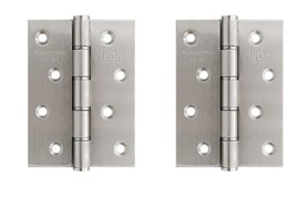 บานพับประตู สแตนเลส 4"x3" NO.444413 SS ISON (แพค 2 ชิ้น)