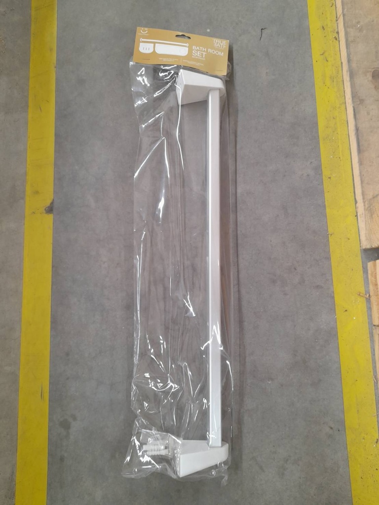 -ราวแขวนผ้าติดผนังอลูมิเนียม TBA02 60cm TRUBATH