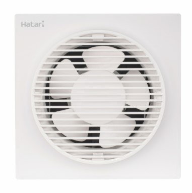 พัดลมระบายอากาศติดผนัง 6"  VW15M1(G) แบบติดผนัง มีหน้ากาก HATARI
