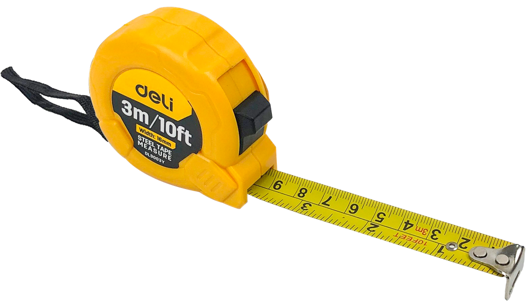 -ตลับเมตร 3M/10ft x 16mm EDL9003Y DELI+