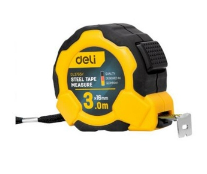 -ตลับเมตรล็อคAUTO 3mx16mm EDL3795Y DELI+