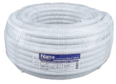 ท่ออ่อนลูกฟูกขาว 3/4" ยาว 10เมตร NNCW20(10M)  NANO