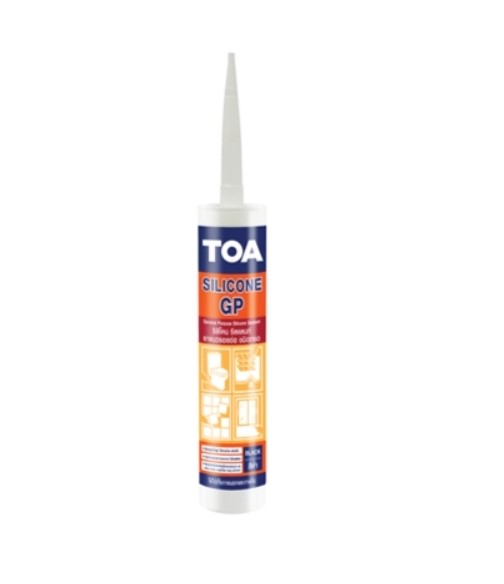 ซิลิโคนซีลแลนท์ (ชนิดกรด) 280 มล.สีใส TOA