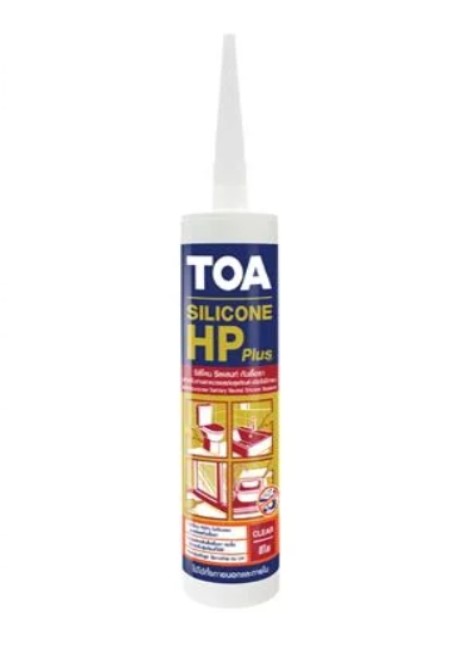 ซิลิโคนกันเชื้อราพลัส (ชนิดไม่กรด) 280มล.สีใส TOA