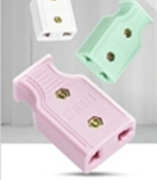 -ปลั๊กตัวเมีย 2ขา 250V 10A คละสี