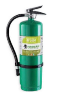 เครื่องดับเพลิงระเหย 10 ปอนด์ BF2000 FIREMAN (ถังเขียว)