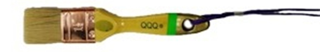แปรงทาสีขนขาว QQQ 1 1/2นิ้ว ตราผีเสื้อ