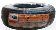 สายไฟ VCT 2x2.5มม 50ม. PKS
