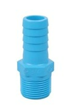 แป๊บลดพีวีซี(หางปลา)เกลียวนอก หนา 3/4"สีฟ้า