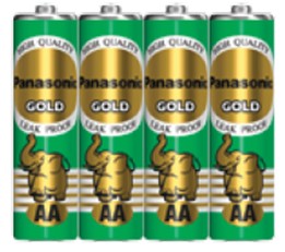 ถ่าน PANASONIC GOLD AA R6GT/4SL แพ็ค 4 ชิ้น