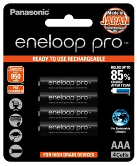 ถ่าน PANASONIC ENELOOP PRO AAA BK-4HCCE/4BT แพ็ค 4 ชิ้น